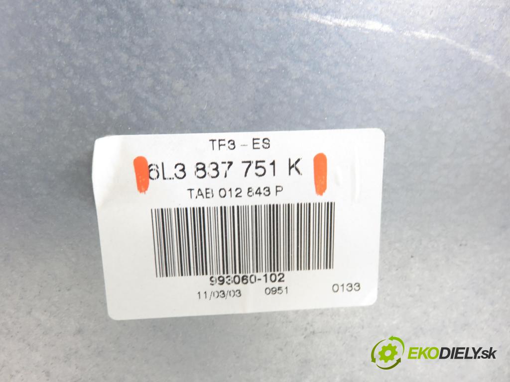 SEAT IBIZA III (6L1) HB 2003 47,00 1.9 SDI - ASY 1896,00 Mechanizmus okien 3D 6L3837755J ; 6Q2959802A