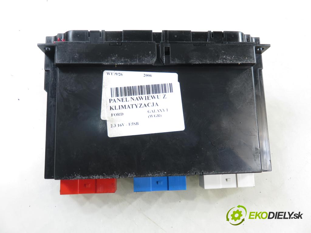 FORD GALAXY (WGR) MINIVAN 2006 103,00 2.3 16V - E5SB 2295,00 Panel kúrenia KLIMATRONIK 7M5907040AB ; 3M2119988AEW ; 5HB00796341