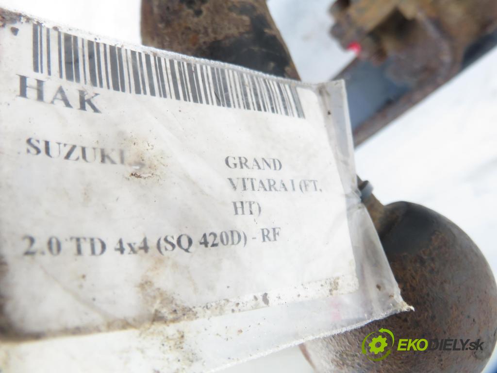 SUZUKI GRAND VITARA I (FT, HT) TERENOWY 2002 64,00 2.0 TD 87 4x4 - RF (MAZDA) 1998,00 Hák