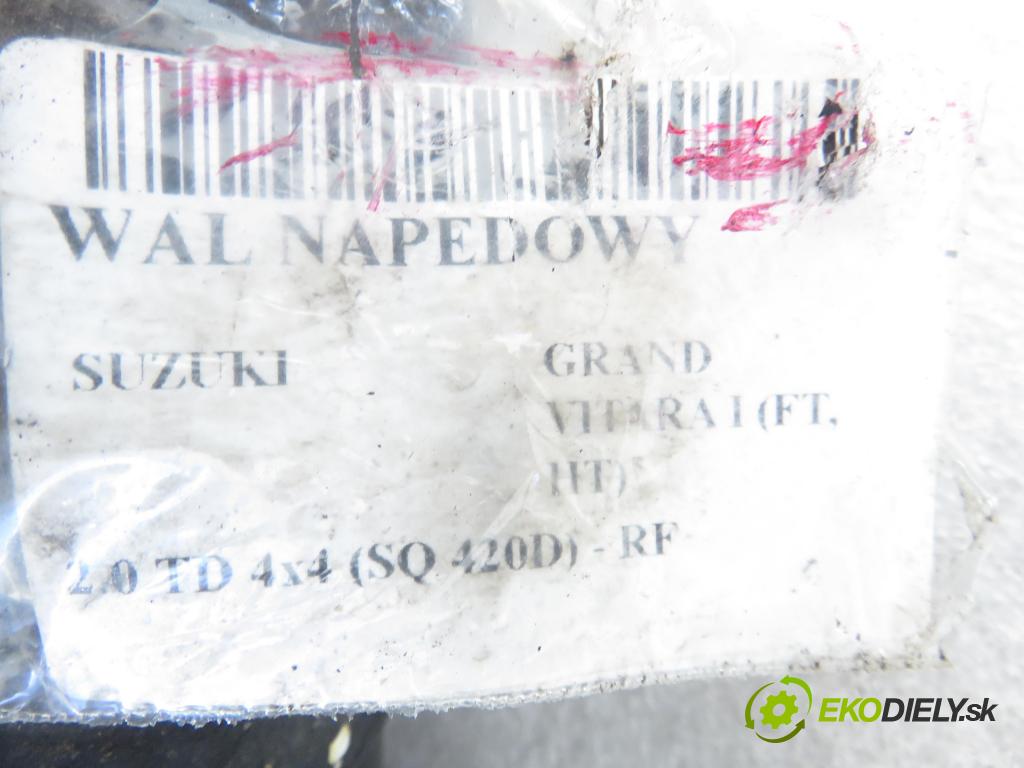 SUZUKI GRAND VITARA I (FT, HT) TERENOWY 2002 64,00 2.0 TD 87 4x4 - RF (MAZDA) 1998,00 WAL ŘÍZENÍ