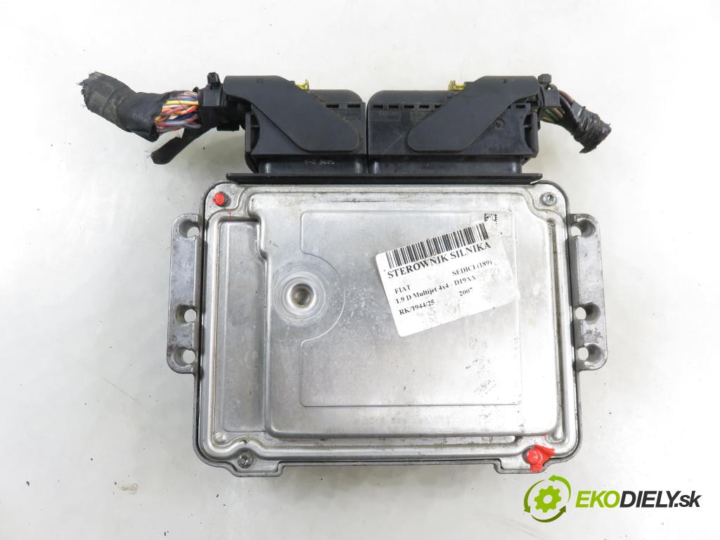 FIAT SEDICI (189_) CROSSOVER 2007 88,00 1.9 D Multijet 120 4x4 - D19AA 1910,00 Riadiaca jednotka Motor 0281012992 ; 55204652