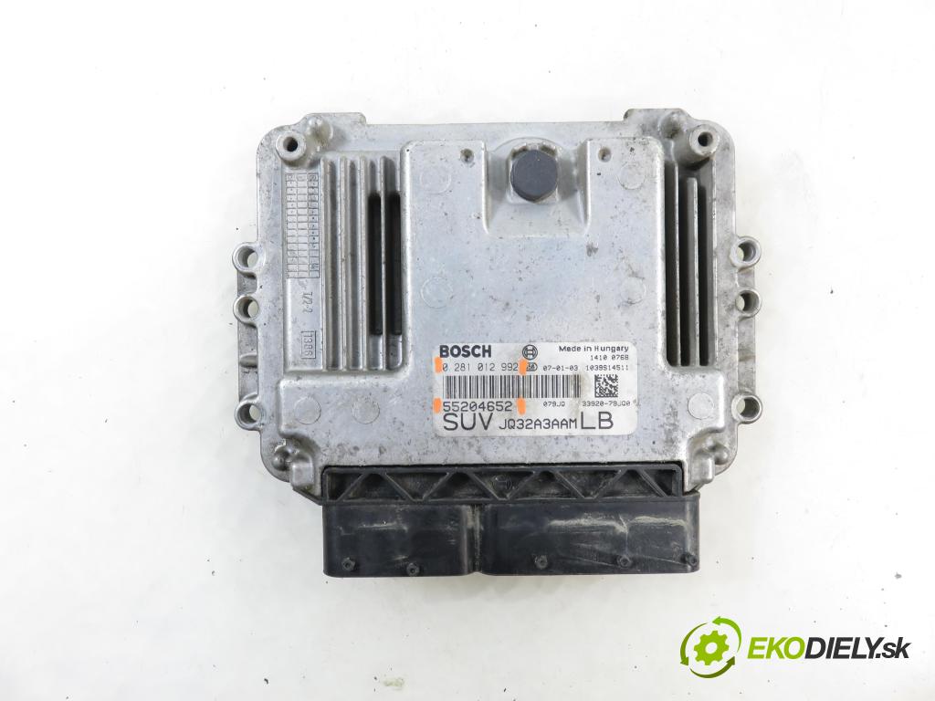 FIAT SEDICI (189_) CROSSOVER 2007 88,00 1.9 D Multijet 120 4x4 - D19AA 1910,00 Riadiaca jednotka Motor 0281012992 ; 55204652