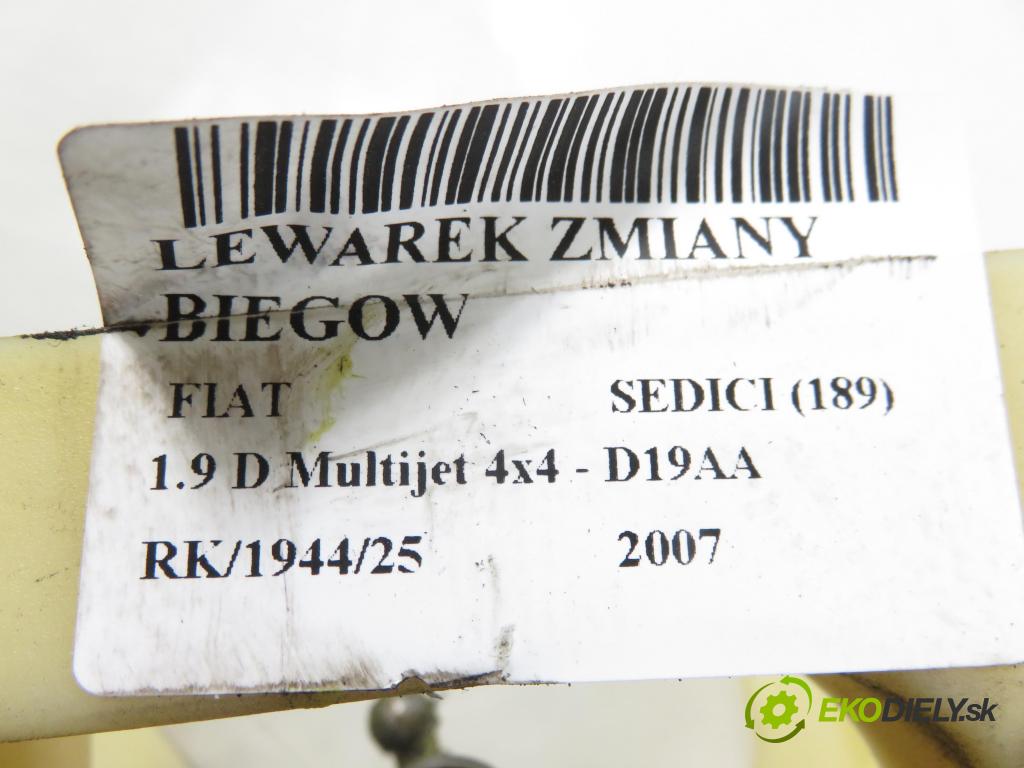 FIAT SEDICI (189_) CROSSOVER 2007 88,00 1.9 D Multijet 120 4x4 - D19AA 1910,00 ZVEDÁK: 