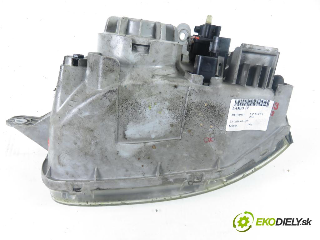 HYUNDAI SANTA FÉ I (SM) SUV 2001 83,00 2.0 CRDi 4x4 113 - D4EA 1991,00 Svetlo PP