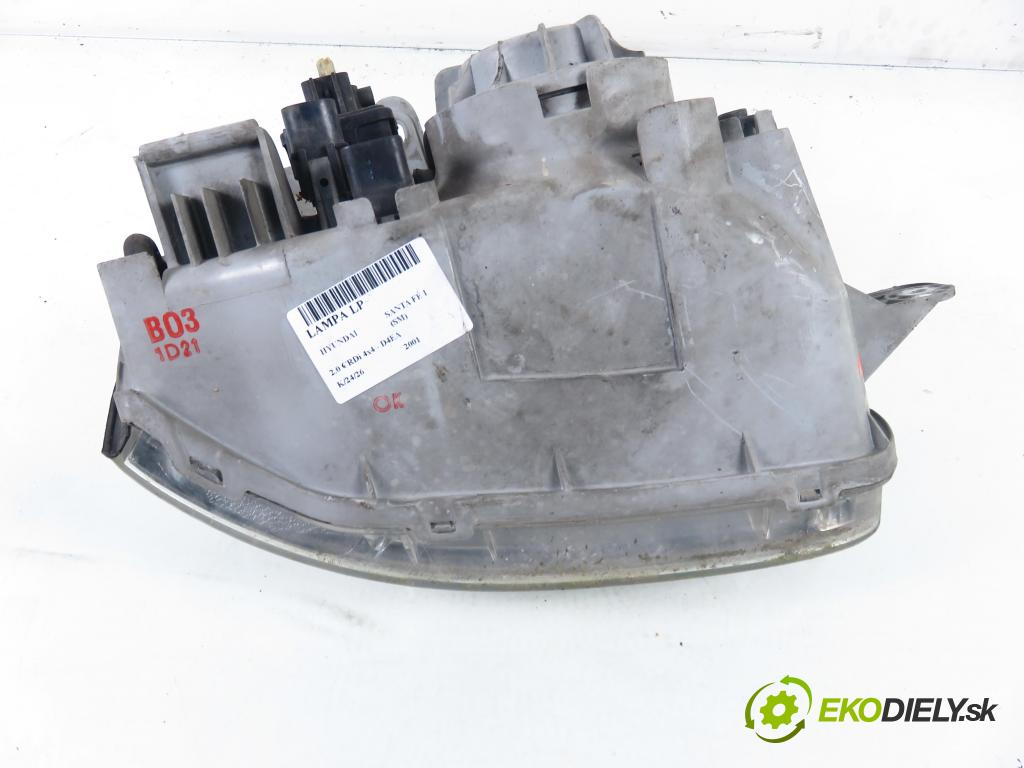 HYUNDAI SANTA FÉ I (SM) SUV 2001 83,00 2.0 CRDi 4x4 - D4EA 1991,00 světlo LP