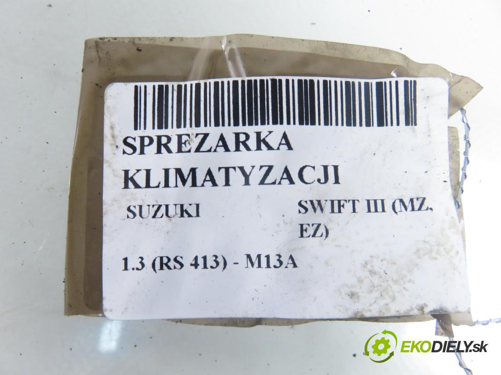 SUZUKI SWIFT III (MZ, EZ) HB 2009 68,00 1.3 92 - M13A 1328,00 KOMPRESOR: klimatizace 9520163JA1 (Kompresor klimatizace)