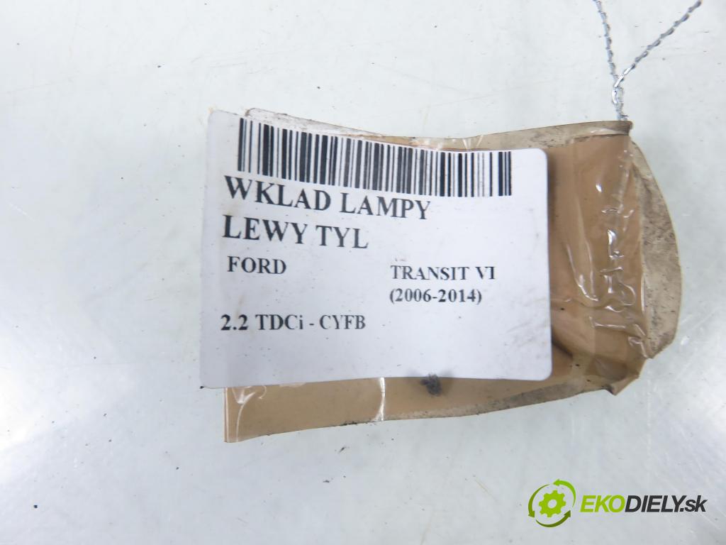 FORD TRANSIT Furgon (FA_ _) FURGON 2012 92,00 2.2 TDCi - CYFB 2198,00 vložka svetla ľavy zadné