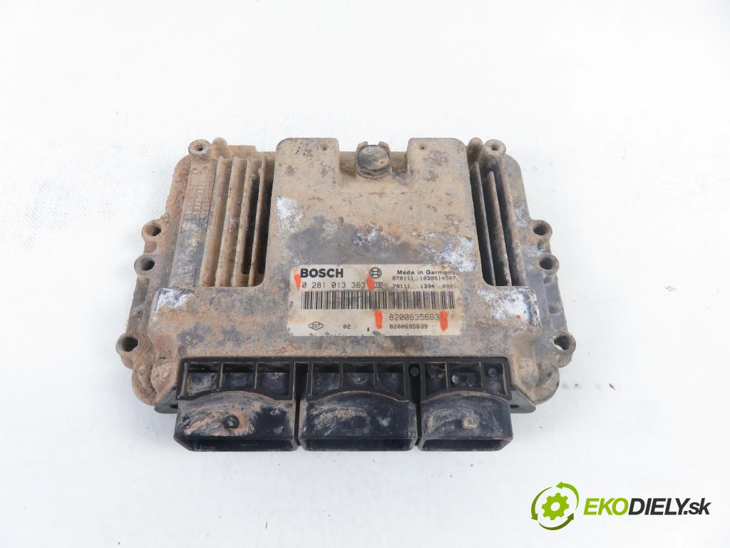 OPEL MOVANO Platforma / podwoyie (X70) KABINA/PLATFORMA 2007 0,00 2.5 CDTI - G9U 650 2464,00 Riadiaca jednotka Motor 0281013363 ; 8200635663 ; 8200695639