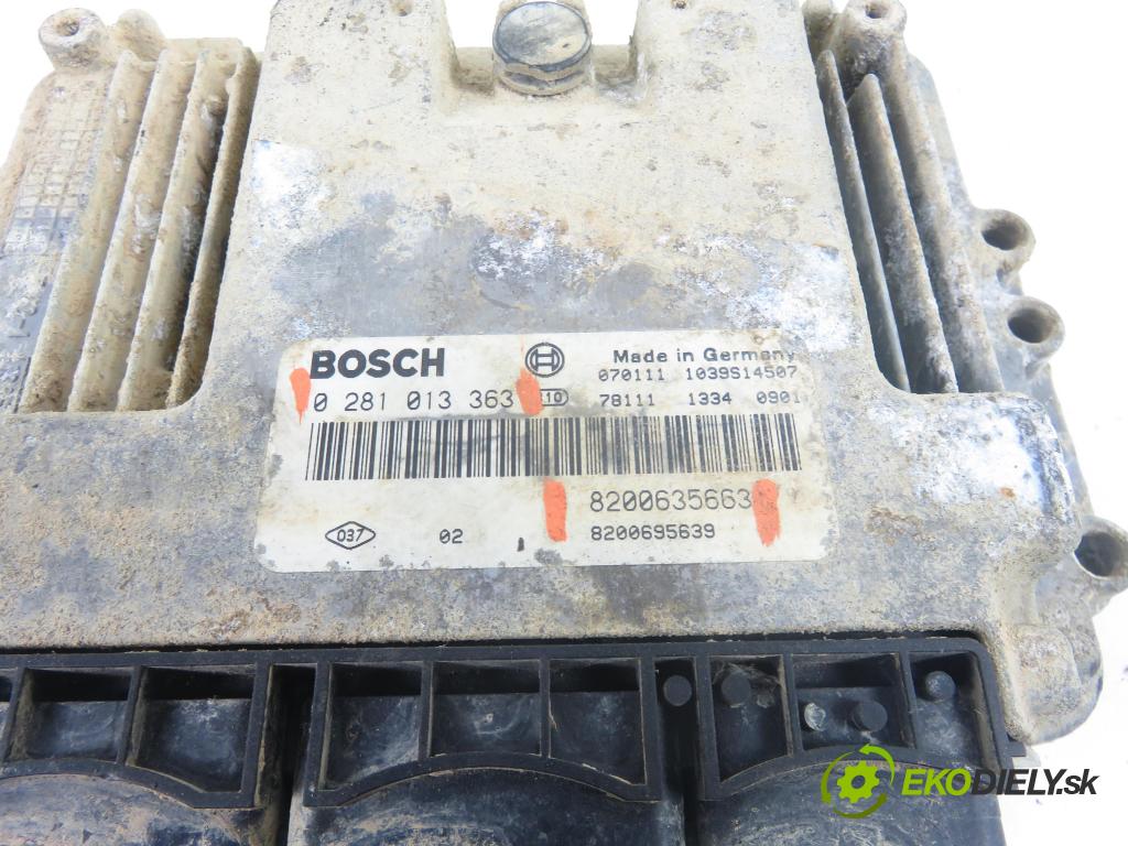 OPEL MOVANO Platforma / podwoyie (X70) KABINA/PLATFORMA 2007 0,00 2.5 CDTI - G9U 650 2464,00 Riadiaca jednotka Motor 0281013363 ; 8200635663 ; 8200695639