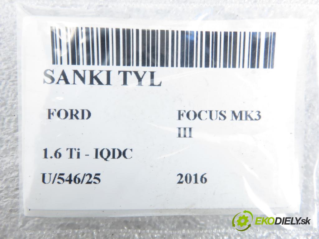 FORD FOCUS III HB 2016 77,00 1.6 Ti VCT 105 - IQDC 1596,00 zadné