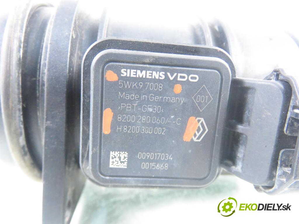 OPEL MOVANO Platforma / podwoyie (X70) KABINA/PLATFORMA 2007 0,00 2.5 CDTI - G9U 650 2464,00 váha vzduchu vzduchu 5WK97008 ; 8200280060C ; H8200300002