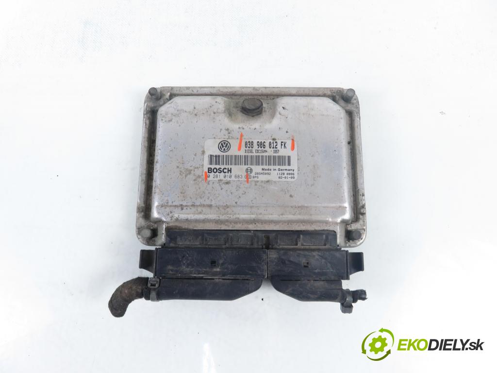 SEAT LEON (1M1) HB 2000 81,00 1.9 TDI 110 - ASV 1896,00 Riadiaca jednotka Motor 038906012FK ; 0281010683