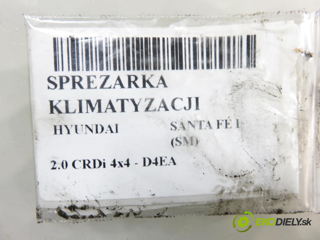 HYUNDAI SANTA FÉ I (SM) SUV 2001 83,00 2.0 CRDi 4x4 113 - D4EA 1991,00 KOMPRESOR: klimatizace F08B03 (Kompresor klimatizace)