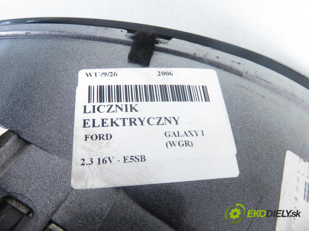 FORD GALAXY (WGR) MINIVAN 2006 103,00 2.3 16V - E5SB 2295,00 Prístrojovka elektrický 7M5920820P ; 1M2110849CB