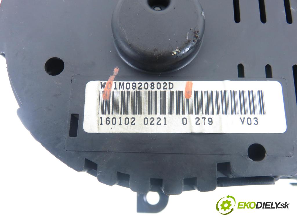 SEAT LEON (1M1) HB 2000 81,00 1.9 TDI 110 - ASV 1896,00 Prístrojovka elektrický 1M0920802D ; 110080152005