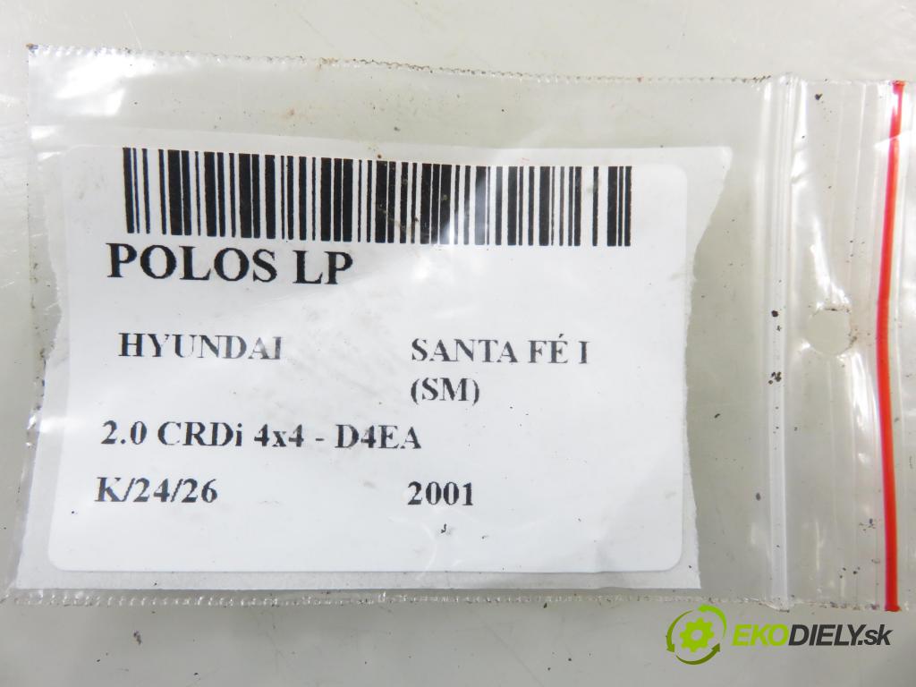 HYUNDAI SANTA FÉ I (SM) SUV 2001 83,00 2.0 CRDi 4x4 113 - D4EA 1991,00 Poloos LP 