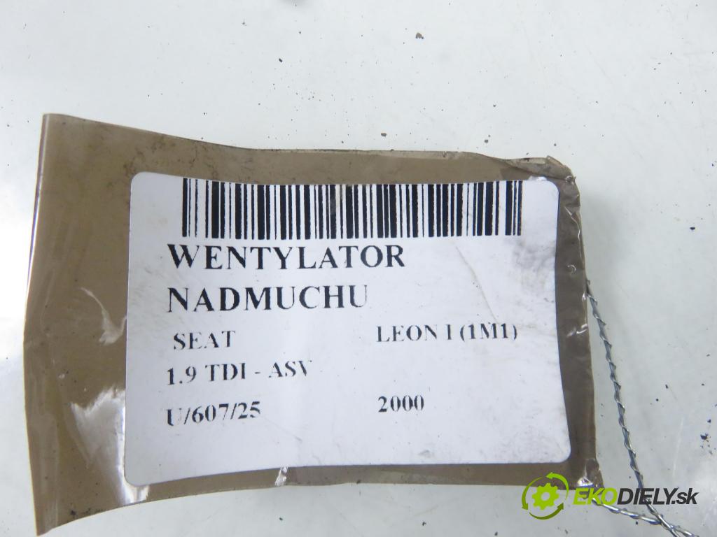 SEAT LEON (1M1) HB 2000 81,00 1.9 TDI 110 - ASV 1896,00 Ventilátor vetráku 1J1819021B
