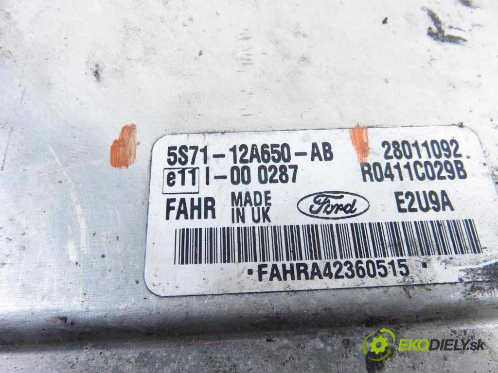 FORD MONDEO III (B5Y) LIFTBACK 2004 114,00 2.2 TDCi - QJBA 2198,00 Riadiaca jednotka Motor 5S7112A650AB