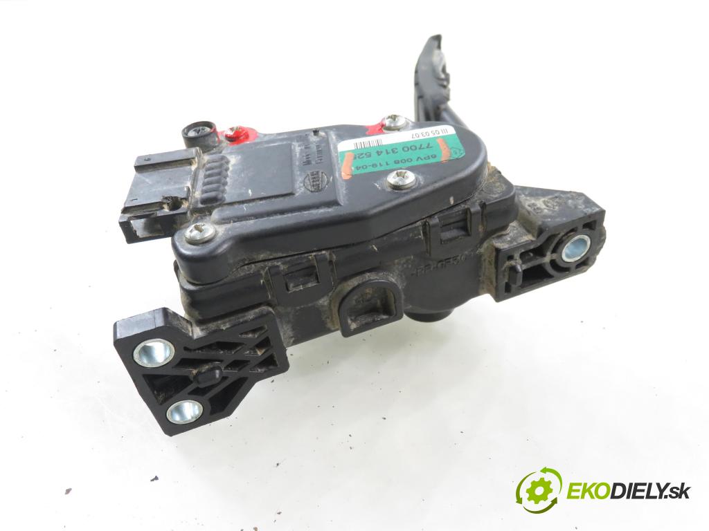 OPEL MOVANO Platforma / podwoyie (X70) KABINA/PLATFORMA 2007 0,00 2.5 CDTI - G9U 650 2464,00 Potenciometer plynu 7700314525 ; 6PV00811904 (Potenciometer plynového pedálu)