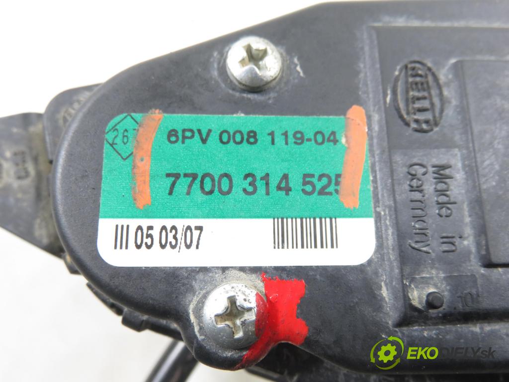 OPEL MOVANO Platforma / podwoyie (X70) KABINA/PLATFORMA 2007 0,00 2.5 CDTI - G9U 650 2464,00 Potenciometer plynu 7700314525 ; 6PV00811904 (Potenciometer plynového pedálu)