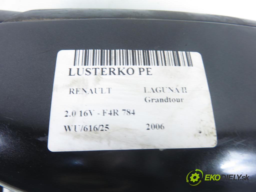 RENAULT LAGUNA II Grandtour (KG0/1_) KOMBI 2006 125,00 2.0 16V - F4R 784 1998,00 Spätné zrkadlo