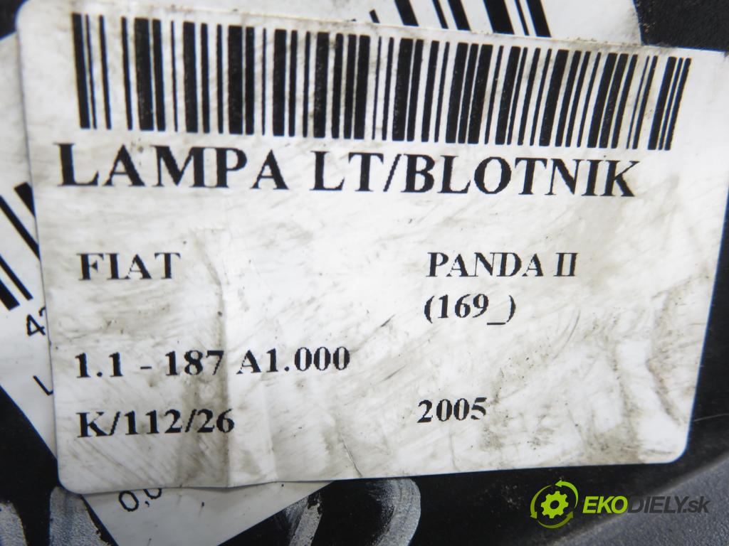 FIAT PANDA (169_) HB 2005 40,00 1.1 54 - 187 A1.000 1108,00 Svetlo ľavé zadné