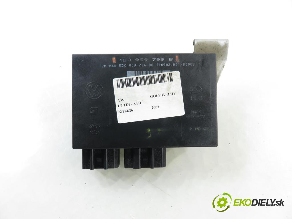 VW GOLF IV (1J1) HB 2002 74,00 1.9 TDI PD 101 - ATD 1896,00 MODUL komfortu 1C0959799B