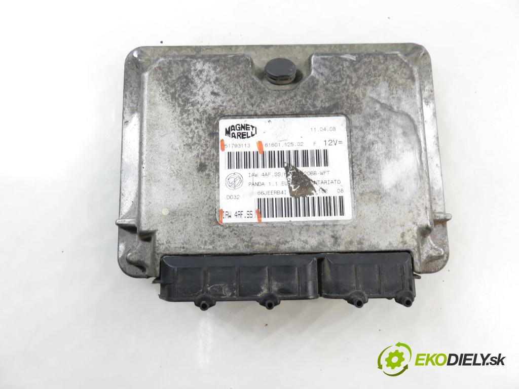 FIAT PANDA (169_) HB 2005 40,00 1.1 54 - 187 A1.000 1108,00 Riadiaca jednotka Motor 51793113 ; IAW4AFSS