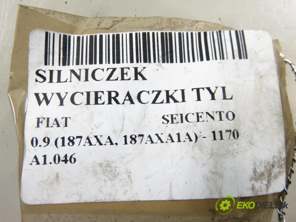 FIAT SEICENTO / 600 (187_) HB 1999 29,00 0.9 39 - 1170 A1.046 899,00 Motorček stierače zadné TGE430R