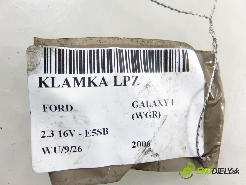 FORD GALAXY (WGR) MINIVAN 2006 103,00 2.3 16V - E5SB 2295,00 Kľučka LPZ