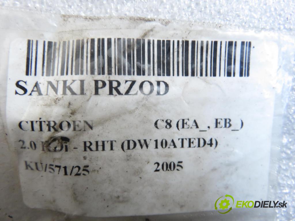 CITROEN C8 (EA_, EB_) MINIVAN 2005 0,00 2.0 HDi - RHT (DW10ATED4) 1997,00 predný