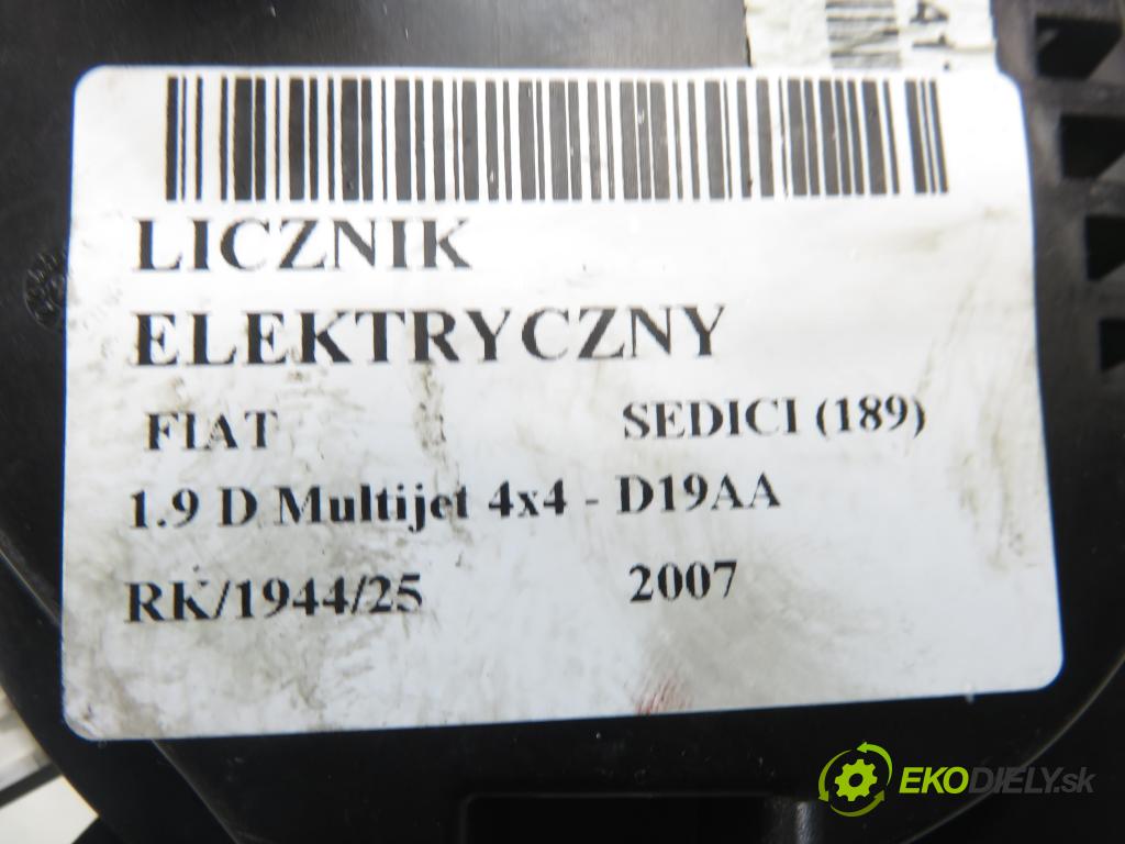 FIAT SEDICI (189_) CROSSOVER 2007 88,00 1.9 D Multijet 120 4x4 - D19AA 1910,00 Prístrojovka elektrický 3411079J50 ; A2C53141300