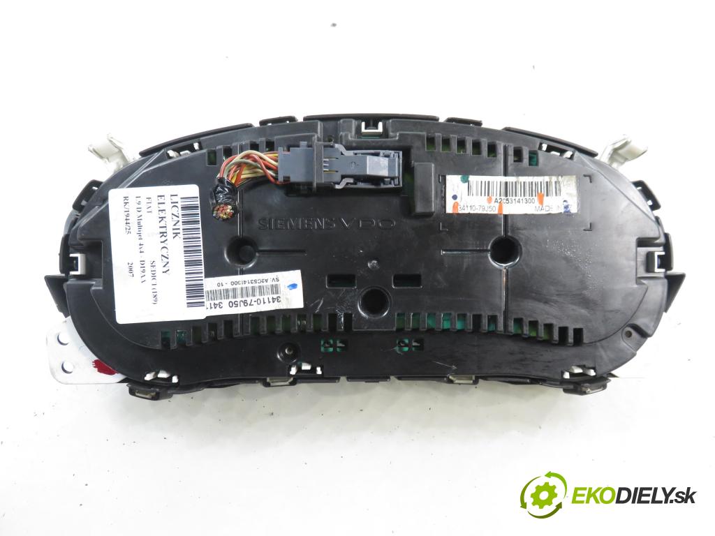 FIAT SEDICI (189_) CROSSOVER 2007 88,00 1.9 D Multijet 120 4x4 - D19AA 1910,00 Prístrojovka elektrický 3411079J50 ; A2C53141300