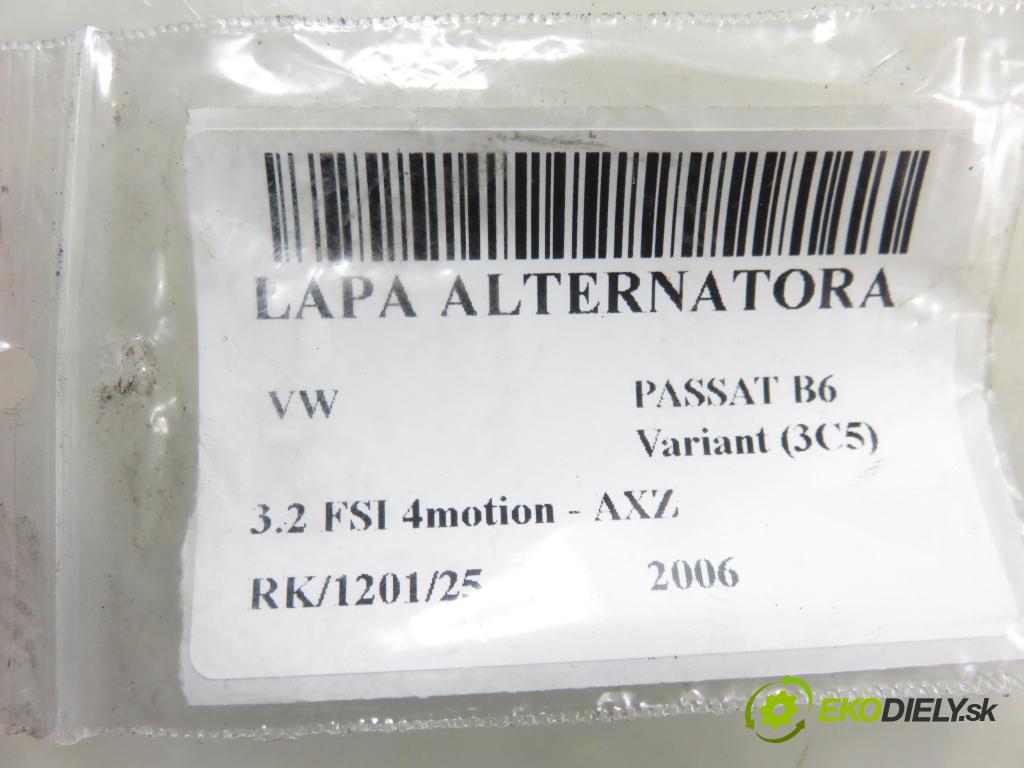 VW PASSAT B6 Variant (3C5) KOMBI 2006 184,00 3.2 FSI 4motion - AXZ 3168,00 Uchytenie alternátora 03H260089B