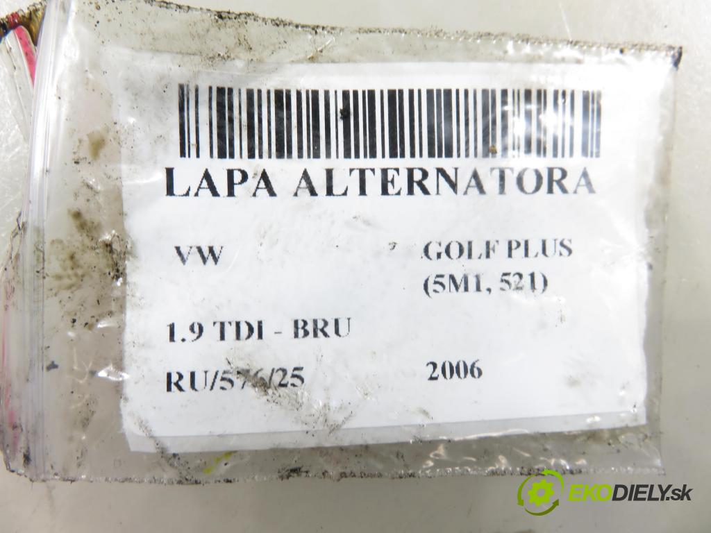 VW GOLF PLUS (5M1, 521) HB 2006 66,00 1.9 TDI - BRU 1896,00 Uchytenie alternátora 038903143AF