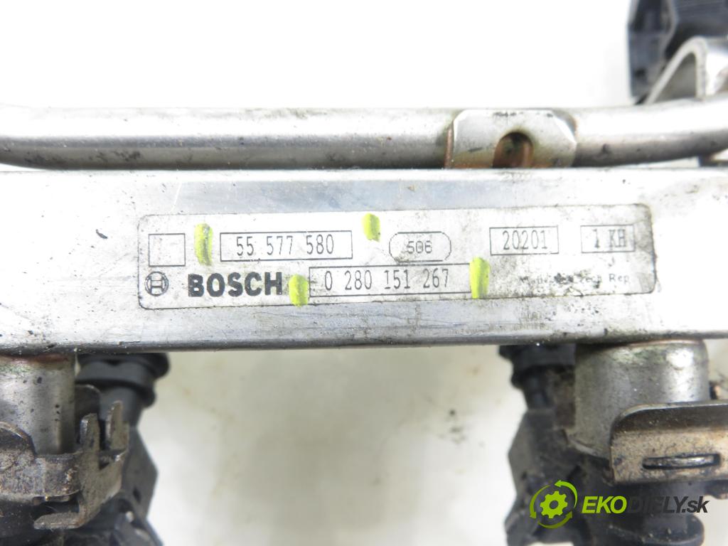 OPEL MERIVA B nadwozie wielkoprzestrzenne (MPV) (S10) MINIVAN 2008 88,00 1.4 LPG - A 14 NEL 1364,00 Lišta vstrekovacia 55577580 ; 0280158205 ; 0280158267 (Vstrekovacia lišta)