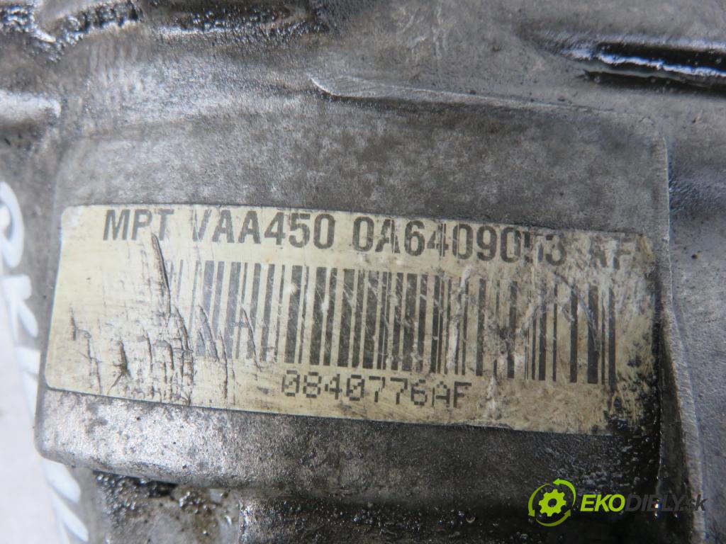VW TIGUAN (5N_) SUV 2011 103,00 2.0 TDI 4motion - CFFB 1968,00 Reduktor prevodovky 0A6409053AF