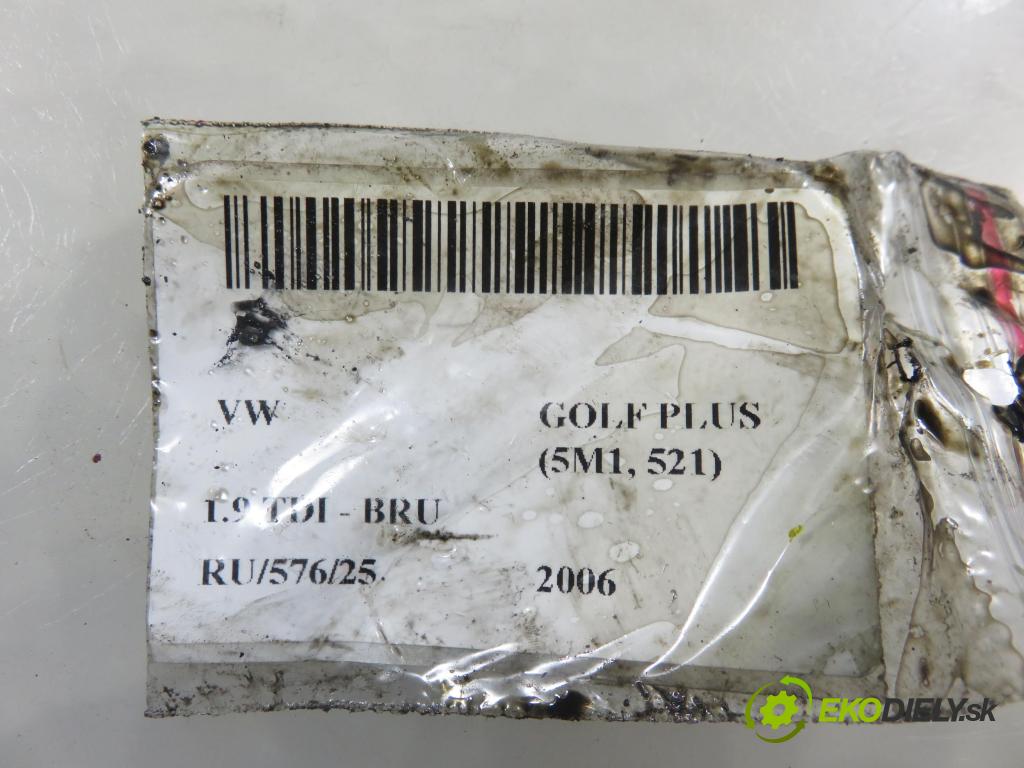 VW GOLF PLUS (5M1, 521) HB 2006 66,00 1.9 TDI - BRU 1896,00 Vstrekovač 038130073AG ; 0414720215 (Vstrekovač paliva)