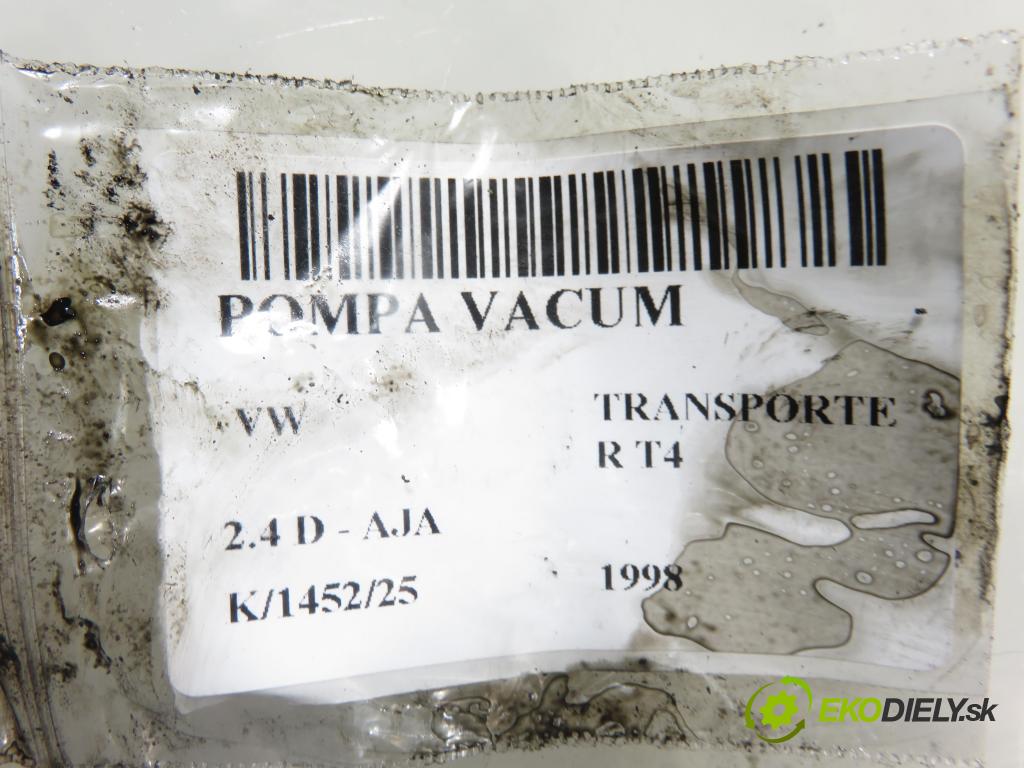 VW TRANSPORTER IV Platforma / podwozie (70E, 70L, 70M, 7DE, 7DL KABINA/PLATFORMA 1998 55,00 2.4 D - AJA 2370,00 Pumpa vákuová 074145100A ; 72230019