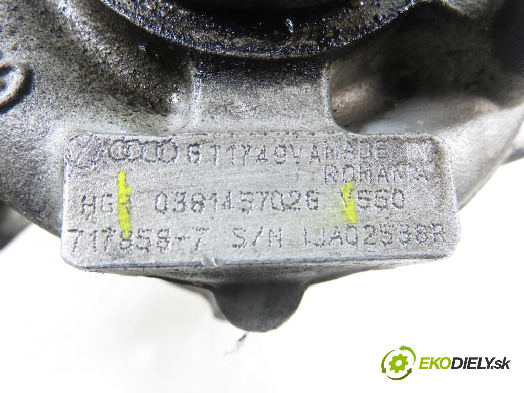 AUDI A4 Avant (8ED, B7) KOMBI 2007 103,00 2.0 TDI - BPW 1968,00 Turbodúchadlo 038145702G (Turbodúchadlo (kompletné))