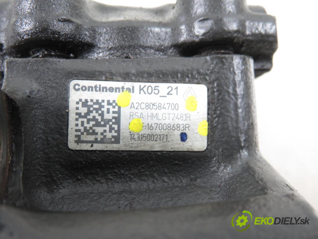 RENAULT MASTER III Platforma / podwozie (EV, HV, UV) KABINA/PLATFORMA 2015 0,00 2.3 dCi 165 FWD - M9T 700 2298,00 Pumpa vysokého tlaku 167008683R ; A2C80584700