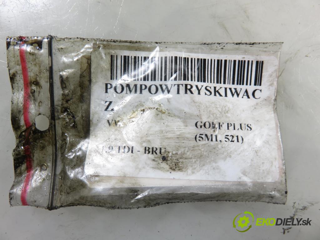 VW GOLF PLUS (5M1, 521) HB 2006 66,00 1.9 TDI - BRU 1896,00 Vstrekovač 038130073AG ; 0414720215 (Vstrekovač paliva)