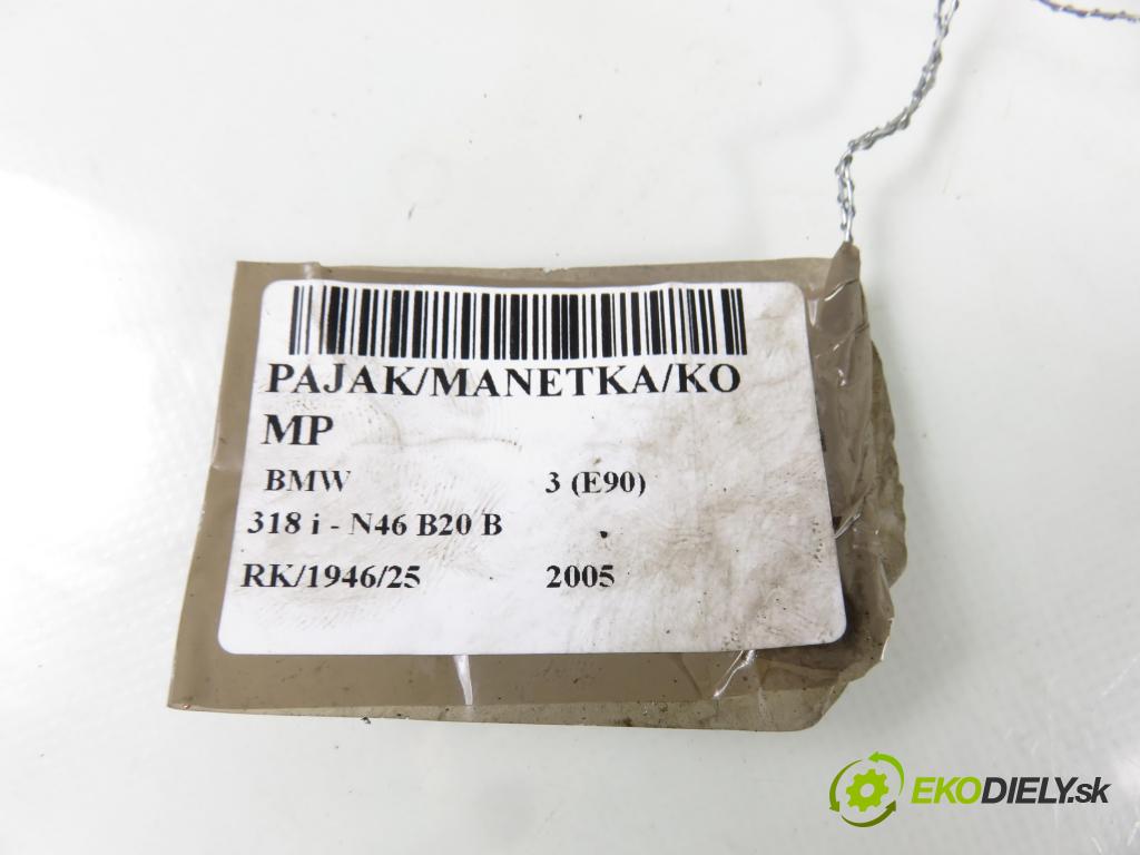 BMW 3 (E90) SEDAN 2005 95,00 318 i 129 - N46 B20 B 1995,00 páčka/prepínač 6989557 ; 9110885