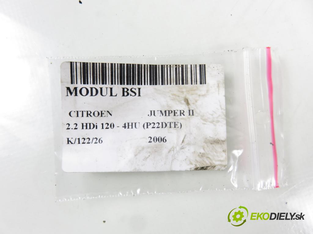 CITROEN JUMPER Skrzynia FURGON 2006 88,00 2.2 HDi 120 - 4HU (P22DTE) 2198,00 MODUL BSI 503440020204 ; 1349986080