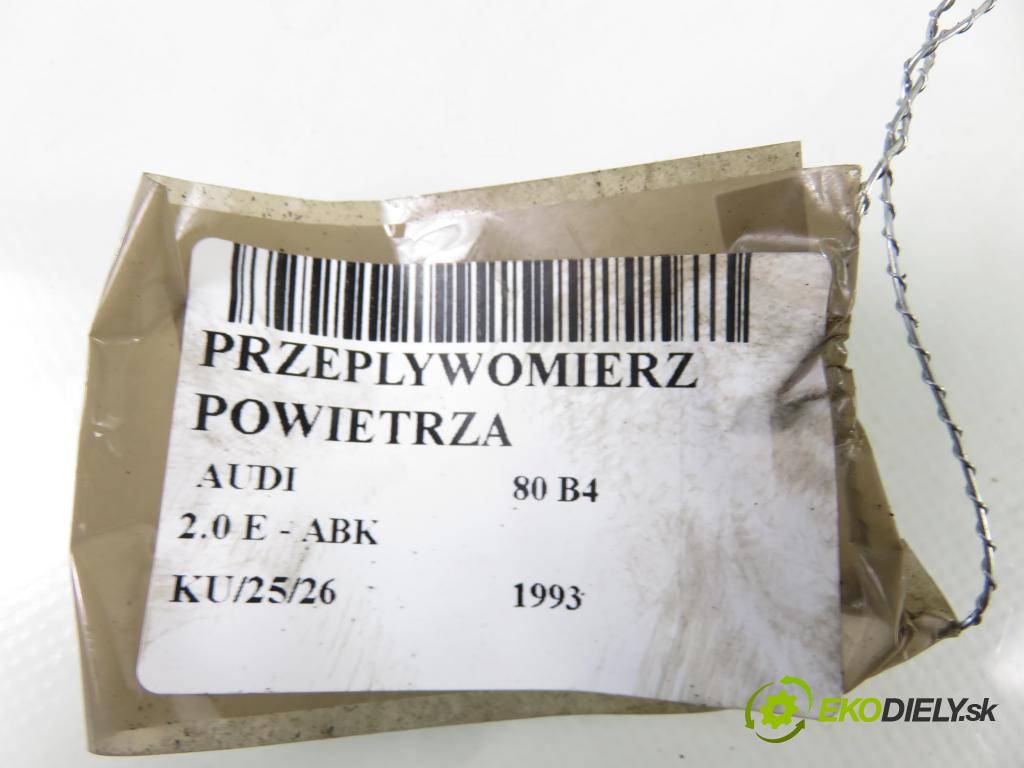 AUDI 80 (8C, B4) SEDAN 1993 85,00 2.0 E 115 - ABK 1984,00 váha vzduchu vzduchu 0280202130 ; 037906301C
