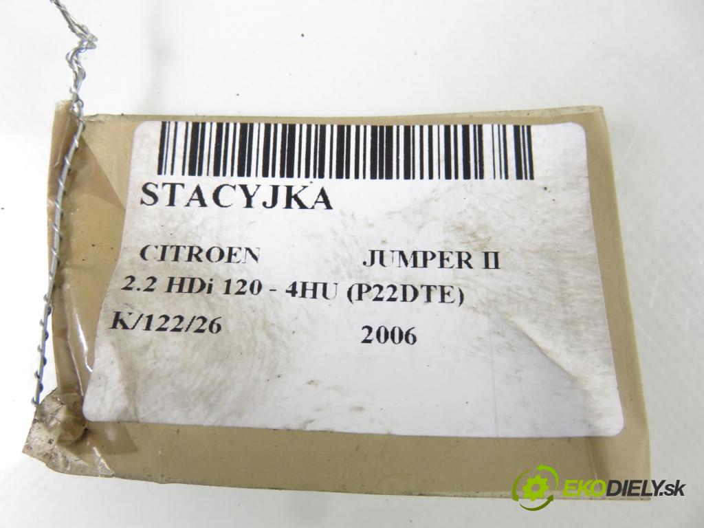 CITROEN JUMPER Skrzynia FURGON 2006 88,00 2.2 HDi 120 - 4HU (P22DTE) 2198,00 spinačka 01099001 (Spínacia skrinka)