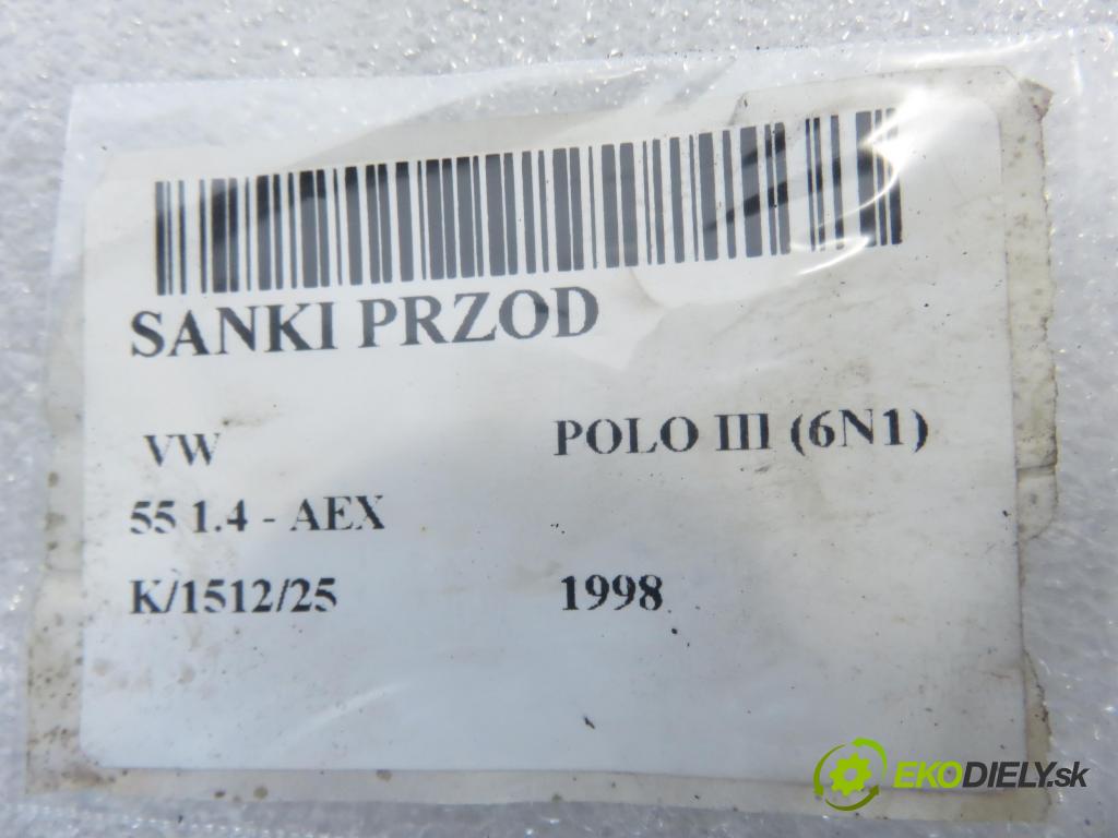 VW POLO (6N1) HB 1998 40,00 1.4 55 1390,00 predný 6N0199315E