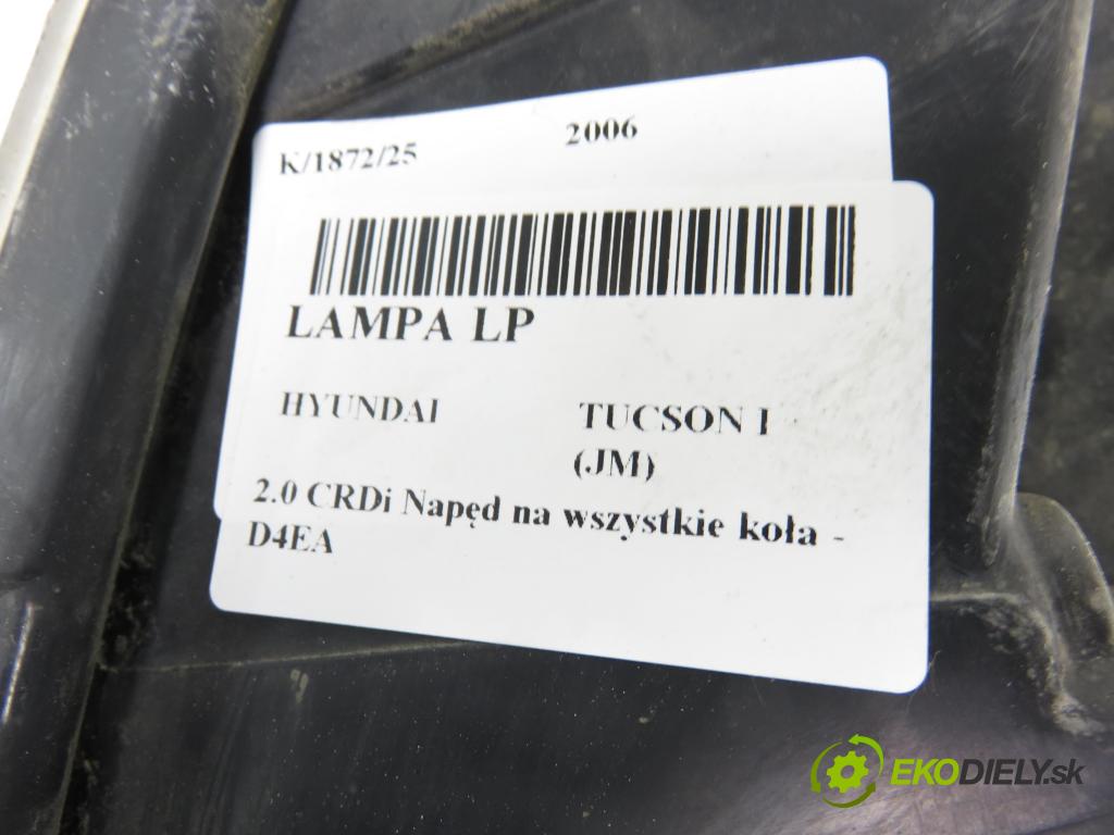 HYUNDAI TUCSON (JM) SUV 2006 83,00 2.0 CRDi 4WD 113 - D4EA 1991,00 Svetlo LP 921012EXXX