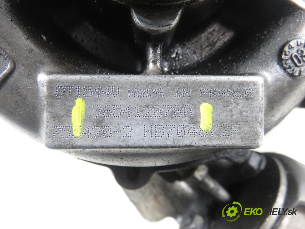 CITROEN XSARA PICASSO (N68) MINIVAN 2004 80,00 1.6 HDi 109 - 9HY (DV6TED4) 1560,00 Turbodúchadlo 9654128780 (Turbodúchadlo (kompletné))