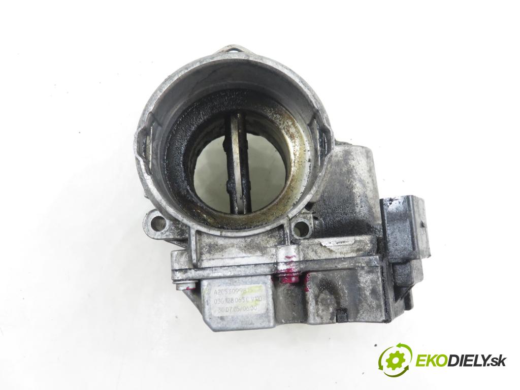 VW GOLF PLUS (5M1, 521) HB 2006 66,00 1.9 TDI - BRU 1896,00 Škrtiaca klapka 03G128063C ; A2C53099815 (Škrtiaca klapka)